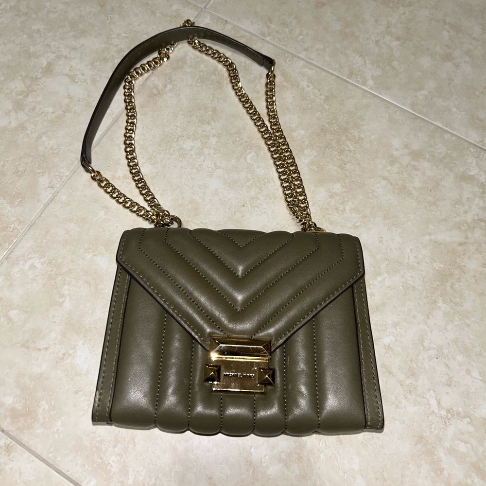 Michael Kors - Whitney Bag - Green - Gold Chain